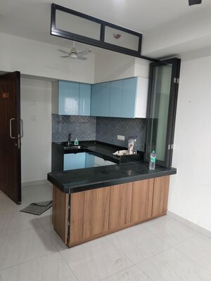 Kitchen in 1 BHK Apartment at Lodha Crown Quality Homes, Majiwada – for Rent