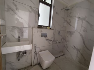 Bathroom in 2 BHK Apartment at Savvy Merushikhar, Andheri East – for Rent