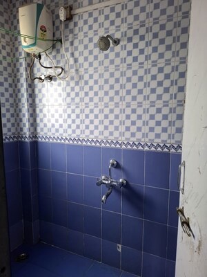 Bathroom in 3 BHK Apartment at Pranayraj Plaza, Dhanori – for Rent
