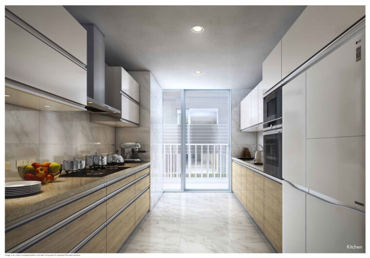 Kitchen, conscient-hines-elevate 3 Bedroom 2095 Sq.Ft. Apartment In Sector 59 Gurgaon 10175658