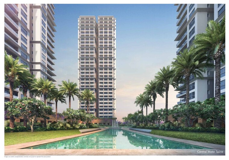 Swimming Pool, conscient-hines-elevate 3 Bedroom 2095 Sq.Ft. Apartment In Sector 59 Gurgaon 10175658