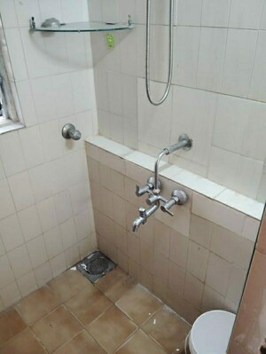 Bathroom in 1 BHK Apartment at Hiranandani Garden Eden 2, Powai – for Rent
