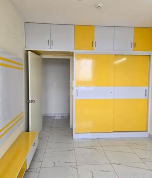 Building Lobby in 3 BHK Apartment at Mantri Lithos, Thanisandra – for Rent