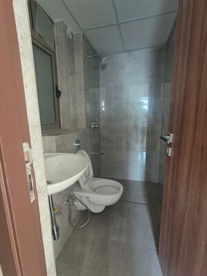Bathroom in 1 BHK Apartment at Sheth Irene, Malad West – for Rent