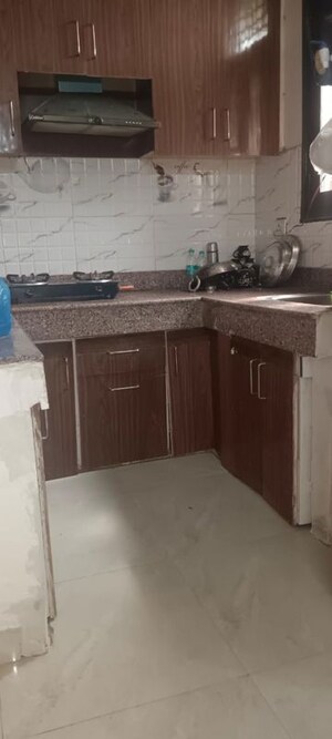 Kitchen in 2 BHK Builder Floor at Maan Heights, Gaur City 1 – for Rent