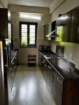 Kitchen in 3 BHK Builder Floor at Palam Vihar Residents Association, Palam Vihar – for Rent