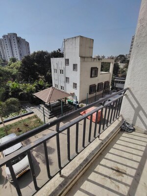 Balcony in 1 BHK Apartment at Venkatesh Paradise, Pisoli – for Rent