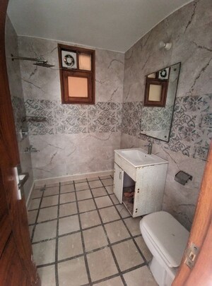 Bathroom in 3 BHK Builder Floor at Eros Garden Villas, Charmwood Village – for Sale