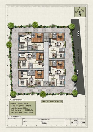 Master Plan in 2 BHK Apartment at Mallampet – for Sale