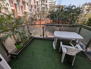Balcony in 3 BHK Apartment at Patil Nagar – for Rent