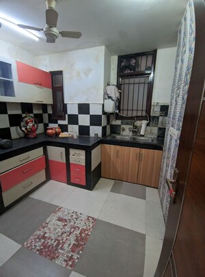 Kitchen in 2 BHK Apartment at Eros Southend Apartments, Charmwood Village – for Rent