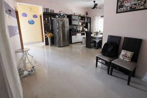 Living Room in 3 BHK Apartment at Midtown Opulent, Varthur – for Rent