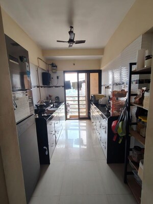 Kitchen in 2.5 BHK Apartment at Eco Elegance, Andheri East – for Rent