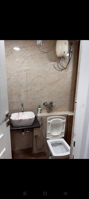 Bathroom in 2 BHK Apartment at Hiranandani Estate Queens, Ghodbunder Road – for Rent