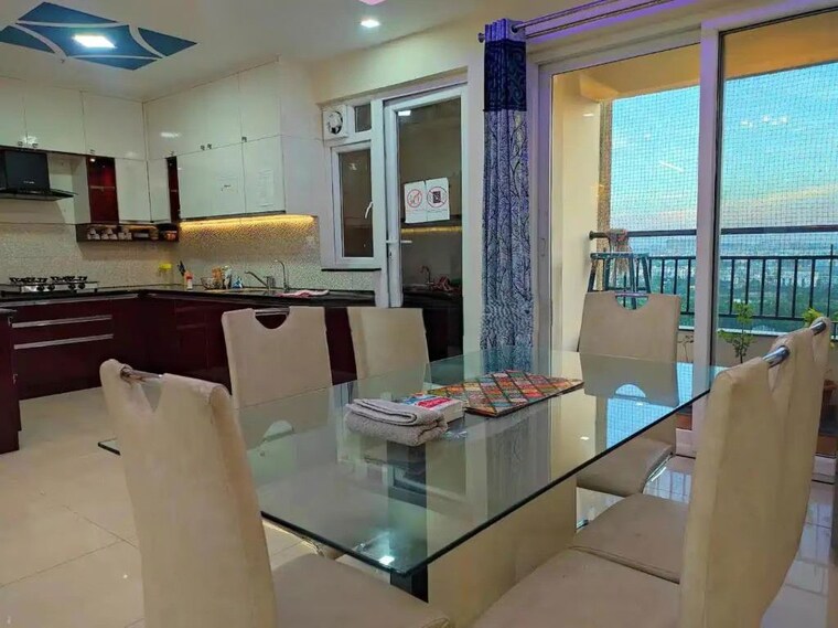 Dining area, pashmina-waterfront 3 Bedroom 1857 Sq.Ft. Apartment In Old Madras Road Bangalore 10168445