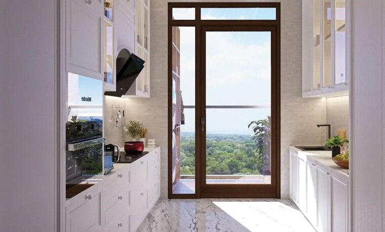 Kitchen, signature-global-sarvam 3 Bedroom 1800 Sq.Ft. Apartment In Sector 37d Gurgaon 10176069