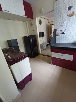 Kitchen in 1 BHK Apartment at Swapnapurti CHS Kharghar, Kharghar – for Rent