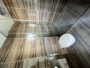 Bathroom in 3 BHK Apartment at Oberoi Sky City, Borivali East – for Rent