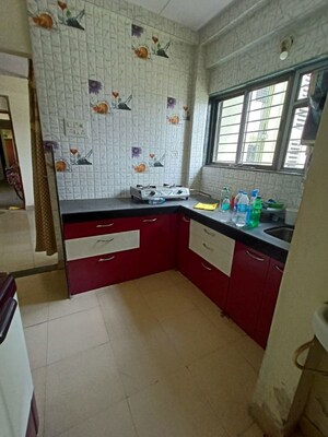 Kitchen in 1 BHK Apartment at Swapnapurti CHS Kharghar, Kharghar – for Rent