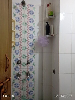 Bathroom in 1.5 BHK Builder Floor at Savitri Nagar – for Rent