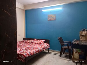 Bedroom in 1.5 BHK Builder Floor at Savitri Nagar – for Rent