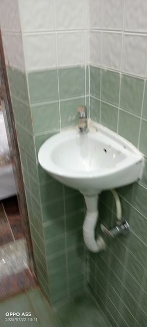 Bathroom in 1 BHK Apartment at Prabhadevi CHS, Prabhadevi – for Rent