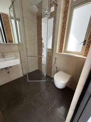 Bathroom in 2 BHK Apartment at Lodha The Park, Worli – for Rent