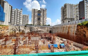 Swimming Pool in 5 BHK Apartment at Raghava Capital 45, Financial District – for Sale