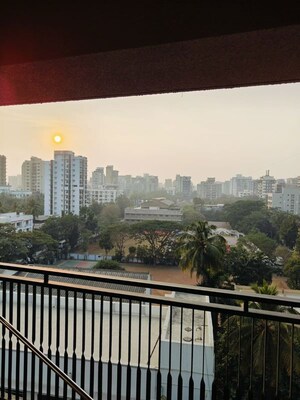 Balcony in 3 BHK Apartment at Nav Geeta CHS, Chembur – for Rent