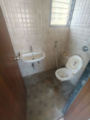 Bathroom in 1 BHK Apartment at Kanchan Onyx, Pisoli – for Rent