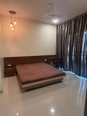 Bedroom in 3 BHK Apartment at Rustomjee Paramount, Khar West – for Rent
