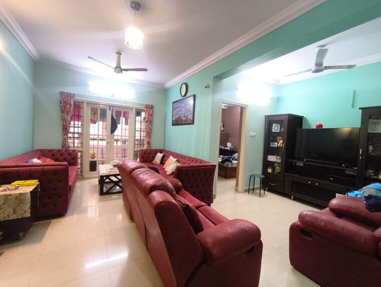 Living Room, kuteer-arcade 3 Bedroom 1800 Sq.Ft. Apartment In Koramangala Bangalore 10074257