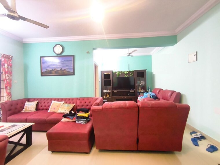 Living Room, kuteer-arcade 3 Bedroom 1800 Sq.Ft. Apartment In Koramangala Bangalore 10074257