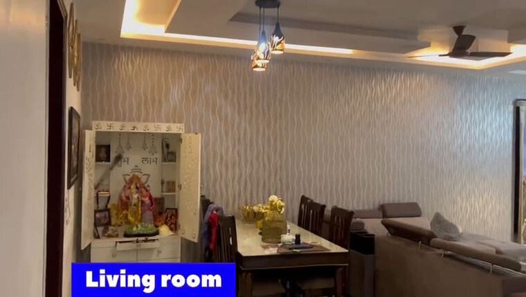 Living Room, dwarika-residency 3 Bedroom 1460 Sq.Ft. Apartment In Lal Kuan Ghaziabad 10176221