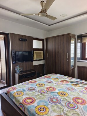 Bedroom in 4 BHK Apartment at Himgiri Lokupvan Phase II CHS Ltd, Vasant Vihar – for Rent