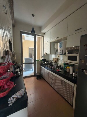 Kitchen in 3 BHK Apartment at Pioneer Park Araya, Sector 61 – for Rent