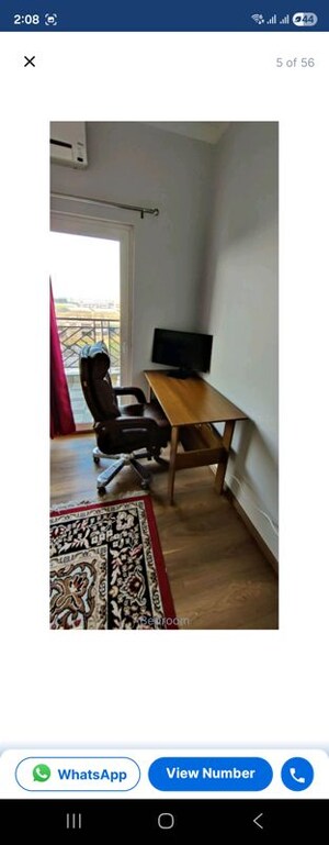 Living Room in 3 BHK Apartment at Destino Central Park, Sector 33 – for Rent