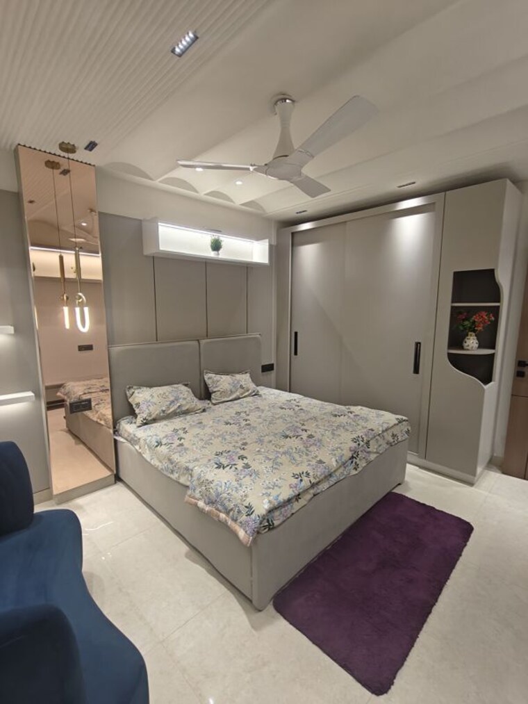 Bedroom, dwarka mor 3 Bedroom 950 Sq.Ft. Builder Floor In Dwarka Mor Delhi 10176780