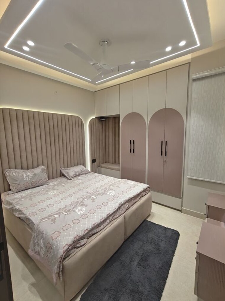 Bedroom, dwarka mor 3 Bedroom 950 Sq.Ft. Builder Floor In Dwarka Mor Delhi 10176780