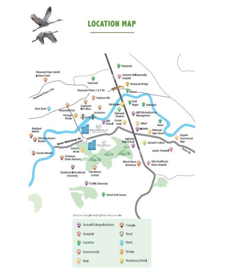 Map Location, godrej-green-vistas Commercial Shop 351 Sq.Ft. In Mahalunge Pune 10166897
