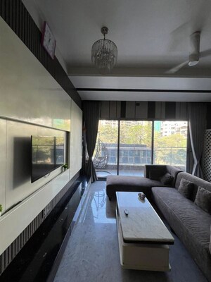 Living Room in 3 BHK Apartment at Bhoomi Allium, Pimple Saudagar – for Sale