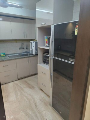 Kitchen in 1 BHK Builder Floor at Koramangala – for Rent