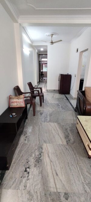 Living Room in 2 BHK Builder Floor at Malviya Nagar – for Rent