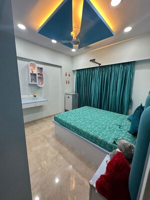 Bedroom in 3 BHK Apartment at Omkar Alta Monte, Malad East – for Rent