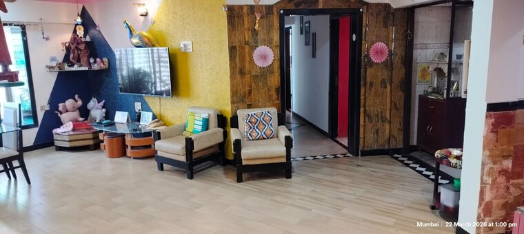 Living Room, maharaja-retreat-chs 3 Bedroom 1850 Sq.Ft. Apartment In Goregaon East Mumbai 10179266