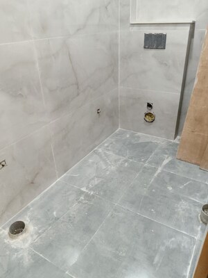 Bathroom in 3 BHK Builder Floor at Divya Angels, Indrapuram – for Rent