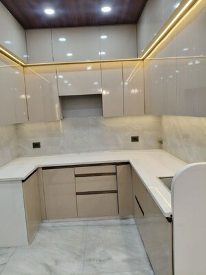 Kitchen in 3 BHK Builder Floor at Divya Angels, Indrapuram – for Rent