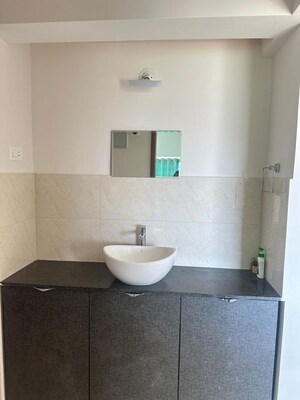 Bathroom in 2 BHK Apartment at Mantra 99 Riverfront, Baner – for Rent