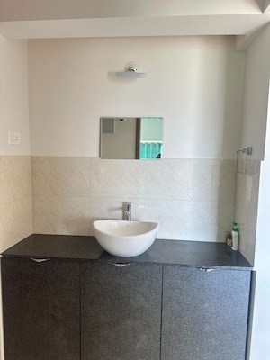 Bathroom in 2 BHK Apartment at Mantra 99 Riverfront, Baner – for Rent