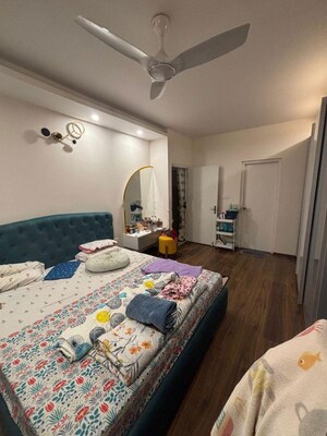 Bedroom in 3 BHK Apartment at Godrej Aqua, International Airport Road – for Rent